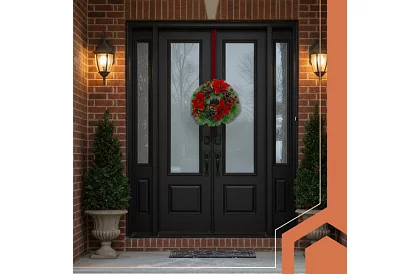 Vstupný text:  Vianočný veniec na dvere,  stôl - 30 cm