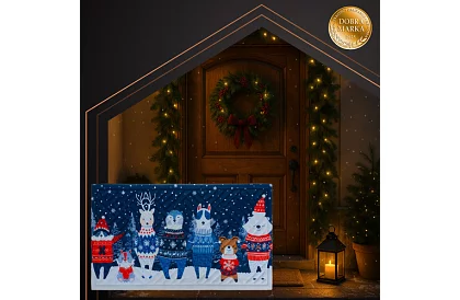 Vianočná rohožka 75x45 cm