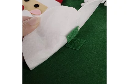 DIY plsťový vianočný stromček na stenu - 90 cm