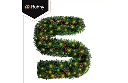 LED svietiaca girlanda na batérie – 270 cm