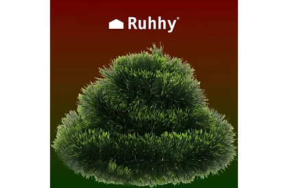 Dlhý vianočný reťaz – zelená girlanda 6 metrov