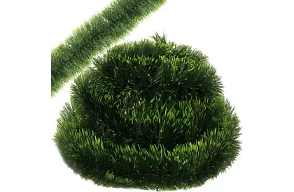 Dlhý vianočný reťaz – zelená girlanda 6 metrov