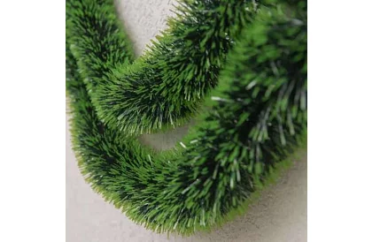 Dlhý vianočný reťaz – zelená girlanda 6 metrov