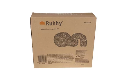 Dlhý vianočný reťaz – zelená girlanda 6 metrov