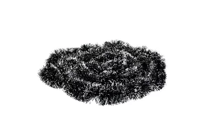 Dlhý vianočný reťaz – bielo-zelená girlanda 6 metrov