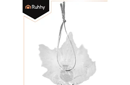 Sklenené anjeliky s perím – 6 kusov