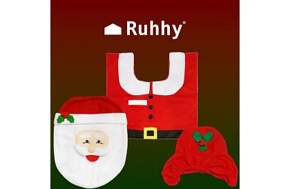 Vianočný kúpeľňový set – 3 kusy