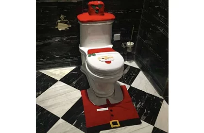 Vianočný kúpeľňový set – 3 kusy