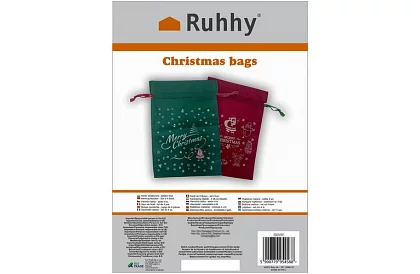 Vianočné darčekové tašky na vianočné dary – 4 kusy