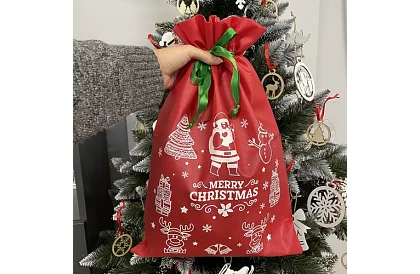 Vianočné darčekové tašky na vianočné dary – 4 kusy