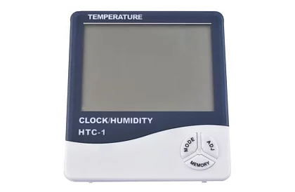 Digitálne hodiny s vlhkomerom a teplomerom