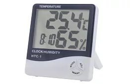 Digitálne hodiny s vlhkomerom a teplomerom