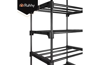 Předsienkový regál 174x45x30 cm – botník 10 políc