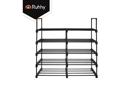 Předsienkový regál 174x45x30 cm – botník 10 políc