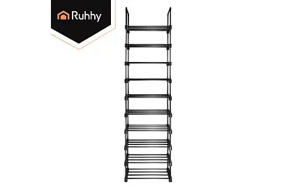 Předsienkový regál 174x45x30 cm – botník 10 políc