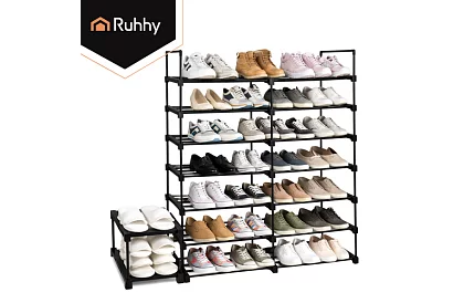 Předsienkový regál 174x45x30 cm – botník 10 políc