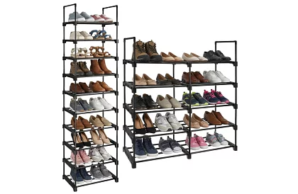 Předsienkový regál 174x45x30 cm – botník 10 políc