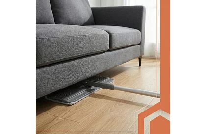 Praktický plochý mop + vedro 8,5 litra – dvojkomorový s príslušenstvom