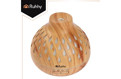 Aroma difuzér Puri – zvlhčovač vzduchu 400 ml s LED podsvietením