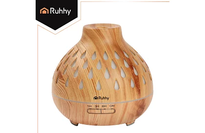 Aroma difuzér Puri – zvlhčovač vzduchu 400 ml s LED podsvietením