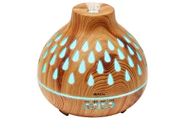 Aroma difuzér Puri – zvlhčovač vzduchu 400 ml s LED podsvietením