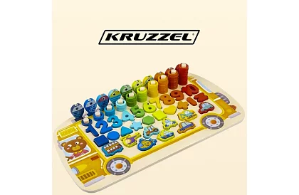 Drevené hádanky pre deti – triedič tvarov