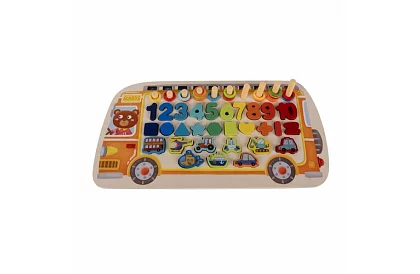 Drevené hádanky pre deti – triedič tvarov