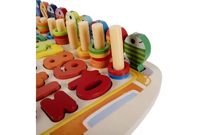 Drevené hádanky pre deti – triedič tvarov