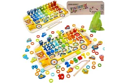 Drevené hádanky pre deti – triedič tvarov