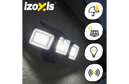 Solárna lampa 180 LED so súmrakovým a pohybovým senzorom