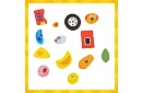 Magnetická obojstranná tabuľa - 108 kusov príslušenstva