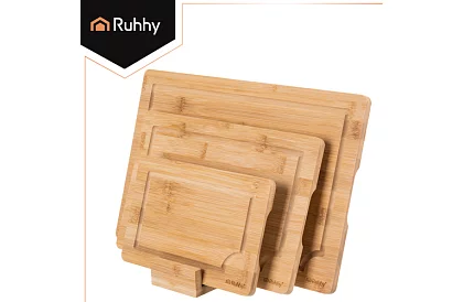 Sada bambusových prkének so stojanom