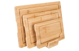 Sada bambusových prkének so stojanom