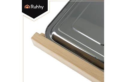 Bambusová doska s vysúvacími nádobami