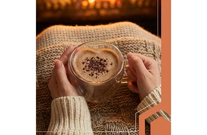 Hrníček srdce 240 ml - termálne sklo