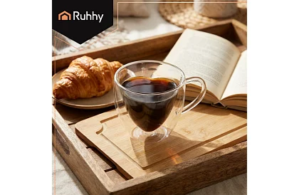 Hrníček srdce 240 ml - termálne sklo