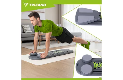 Multifunkčná doska s úchytmi na cvičenie pilates a jogy