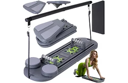 Multifunkčná doska s úchytmi na cvičenie pilates a jogy