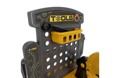 Detská dielňa 3v1, vozík s náradím - 59 dielov