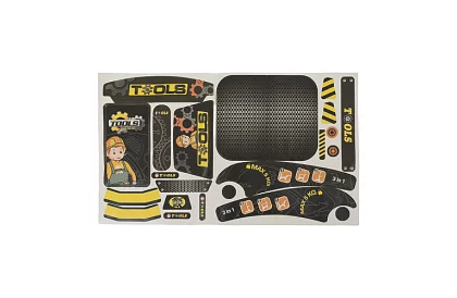 Detská dielňa 3v1, vozík s náradím - 59 dielov