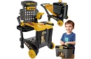 Detská dielňa 3v1, vozík s náradím - 59 dielov