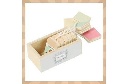 Drevená čajová súprava - veľký čajový servis