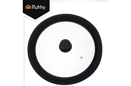 Univerzálny silikónovo-sklenený poklop 3 v 1 - priemer 28/30/32 cm