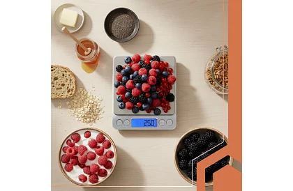 Presná LCD váha 0,1g - 2000g + 2 miskami