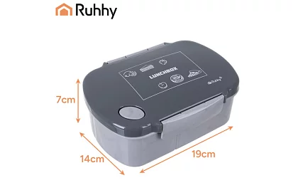 Obedový box šedý 800 ml – desiatový box