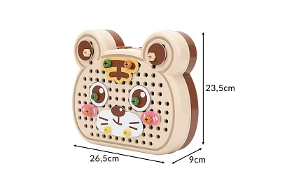 Šróbovacia 3D stavebnica vesmír - 161 dielov v sade