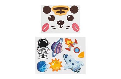 Šróbovacia 3D stavebnica vesmír - 161 dielov v sade