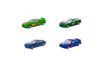 Sada kovových autíčok  1:64 – 16 kusov