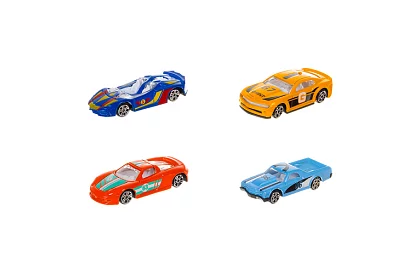 Sada kovových autíčok  1:64 – 16 kusov