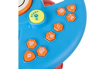 Interaktívny hudobný volant s LED efektmi – pre deti 3+